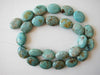 16mm chrysocolla flat oval beads 16