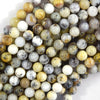 Natural Australian Opal Round Beads Gemstone 15.5