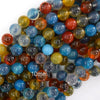 Rainbow Candy Agate Round Beads Gemstone 15