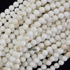 White Turquoise Round Beads Gemstone 15