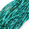 Green Turquoise Round Beads Gemstone 15.5