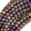 Natural Madagascar Purple Rose Quartz Round Beads 15