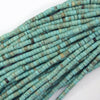 Greenish Blue Turquoise Heishi Disc Beads Gemstone 15