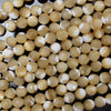 Natural Faceted Mother of Pearl MOP Round Beads 15.5