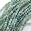 Natural Blue Amazonite Round Beads Gemstone 15