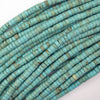 Greenish Blue Turquoise Heishi Disc Beads Gemstone 15