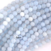 Natural Light Blue Chalcedony Round Beads Gemstone 15