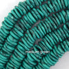 10mm - 18mm Graduated Turquoise Disc Button Beads 16