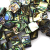 12mm abalone shell diamond beads 15.5