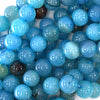 Blue Dragon Vein Agate Round Beads Gemstone 14.5