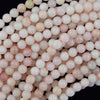 Natural Light Pink Opal Round Beads Gemstone 15