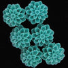 15mm synthetic coral chrysanthemum flower beads 15