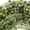 Natural Green Prehnite Round Beads Gemstone 15.5