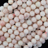 Natural Light Pink Opal Round Beads Gemstone 15