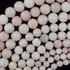 Natural Light Pink Opal Round Beads Gemstone 15