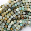 Natural Multicolor Amazonite Round Beads 15