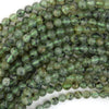 Natural Green Prehnite Round Beads Gemstone 15.5