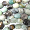 14mm natural multicolor amazonite barrel beads 15.5