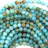 Blue Dragon Vein Agate Round Beads Gemstone 14.5