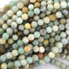 Natural Multicolor Amazonite Round Beads 15