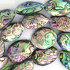 25mm - 32mm natural abalone shell pebble nugget beads 15