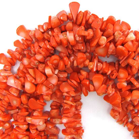 Coral teardrop online beads